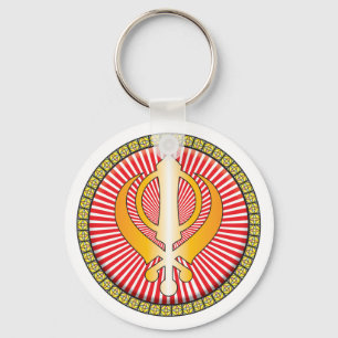 Sikhismsymbol Nyckelring