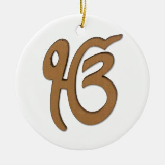 Sikhsymbol/konst Julgransprydnad Keramik