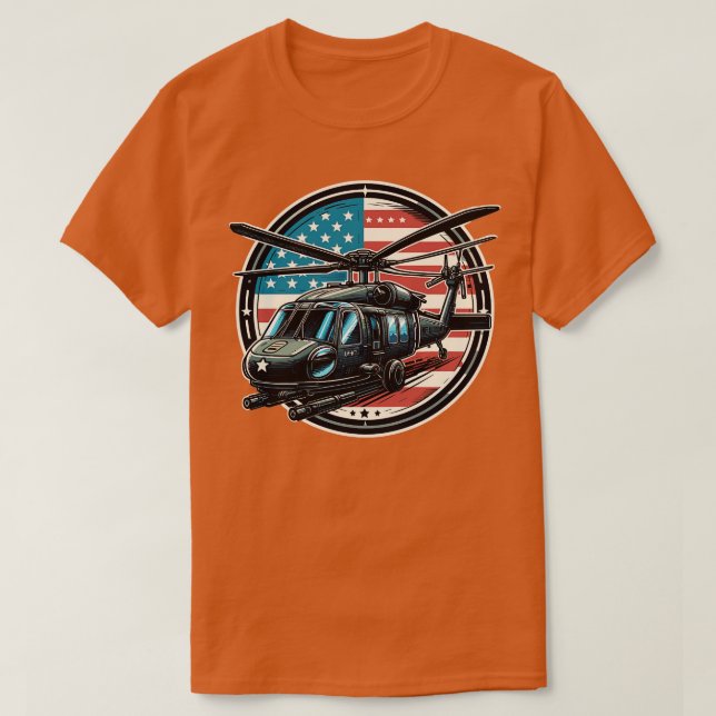 Sikorsky UH60 5 T Shirt (Design framsida)
