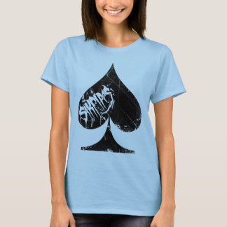 sikspadeworn tee shirt