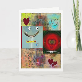 Sikt" 5 x "för kärlek först tomt kort 7