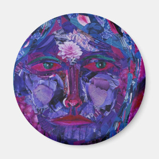 Sikt - Magenta och violett inre vision Magnet