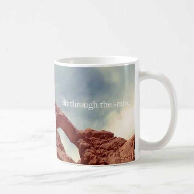 sikta igenom statisk kaffemugg (Höger)