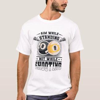 Sikta medan du inte står vid skottlossning av Bill T Shirt