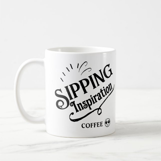 Sikta på inspirationsdesignkaffe Mugg (Vänster)