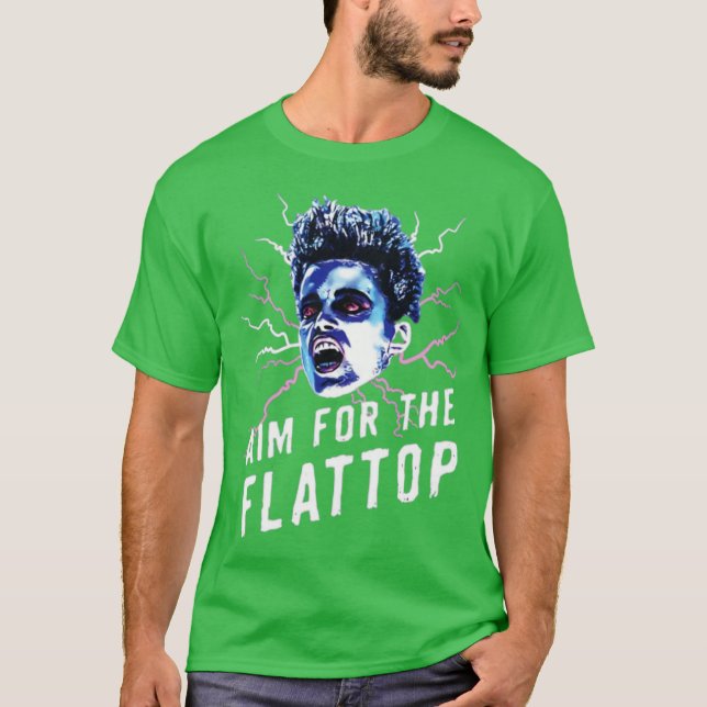 Siktar På Den Platta Toppen T Shirt (Framsida)