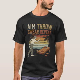 Sikte Kasta Svärja Upprepa Vintage Bean Bag Toss R T Shirt