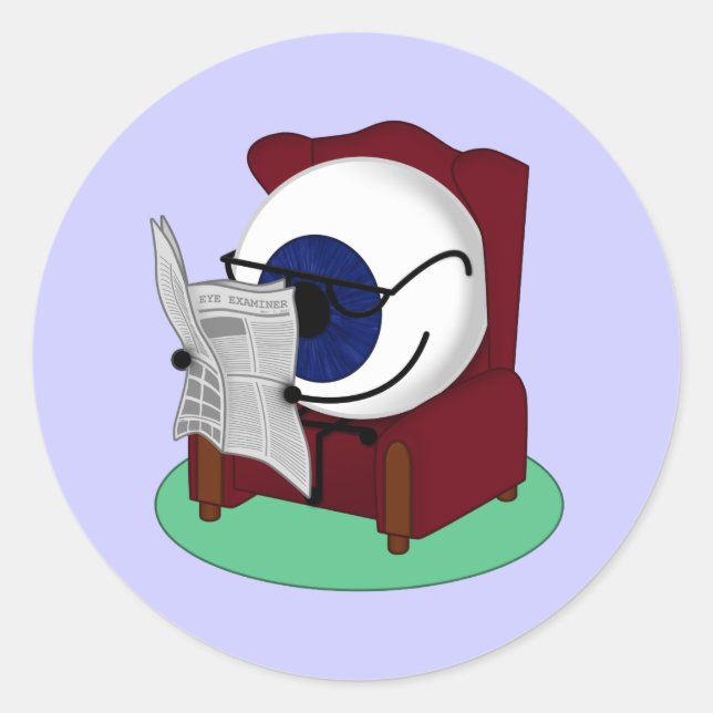 Siktläsning Runt Klistermärke (Framsida)