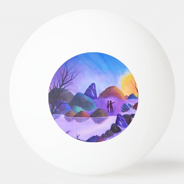 Siktningen - Alien Ljus Pingisboll (Baksidan)