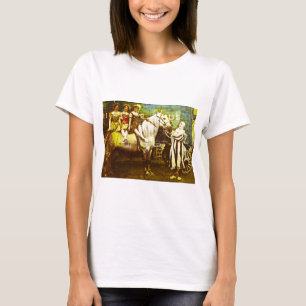 Sila clownen och vintagecirkusen för tre t shirt