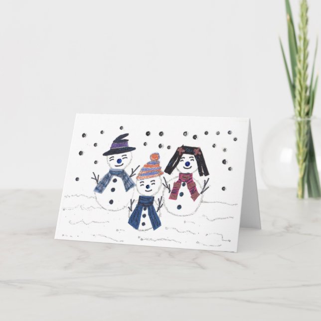 Sila julaftonkort helgkort (Framsida)