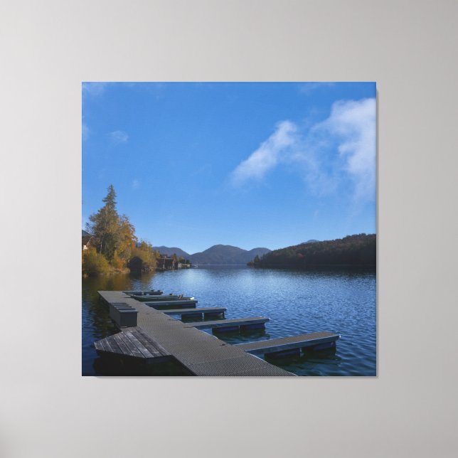 Silbertsgraben Walchensee Triptych Canvastryck (Framsida)