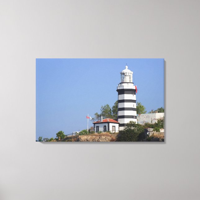 Sile fyr, Istanbul, Turkiet Canvastryck (Framsida)