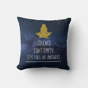 Silence Meditation Citote Zen Yoga Night Stars Kudde