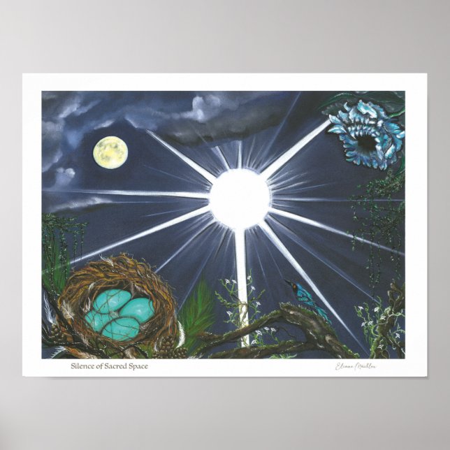 Silence of Sacred Space Poster (Framsidan)