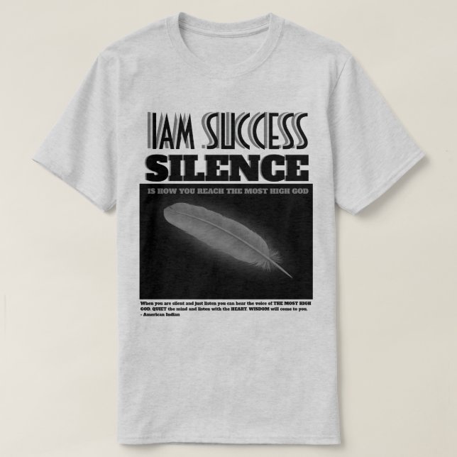 SILENCE T SHIRT (Design framsida)