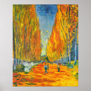 Silent Avenue,Les Alyscamps av Vincent van Gogh Poster