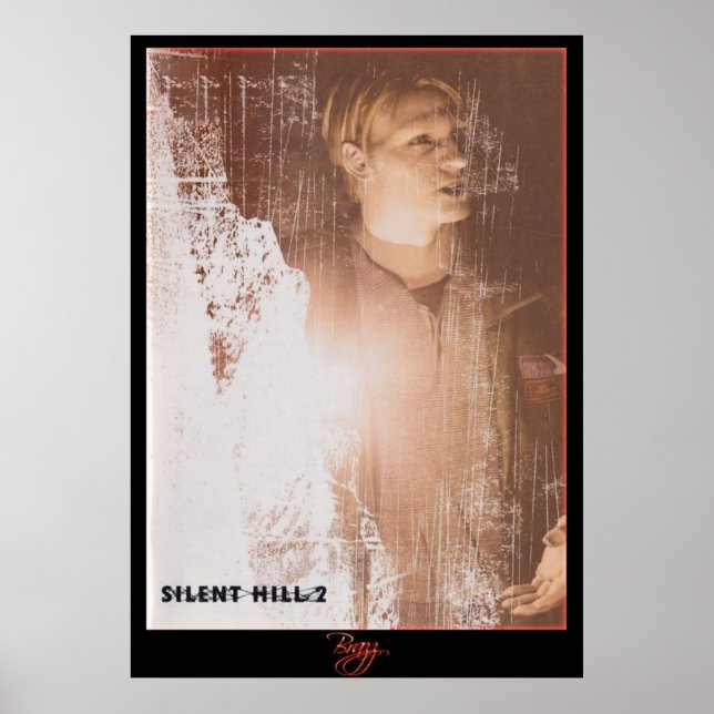 Silent Backe 2 - James Sunderland Desert Red Neo Poster (Framsidan)