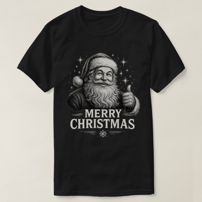 Silent Cabin — Christmas in Stillness T Shirt (Design framsida)