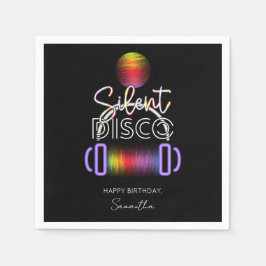 Silent Disco Neon Headphones Adult Birthday Party Pappersservett