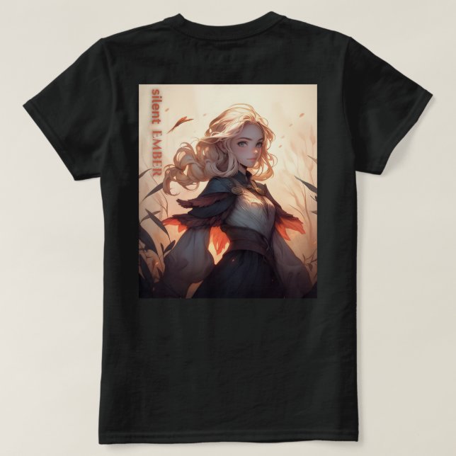 Silent Ember T Shirt (Design baksida)