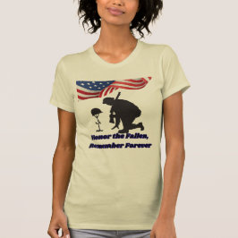 Silent fields of honor creme t shirt