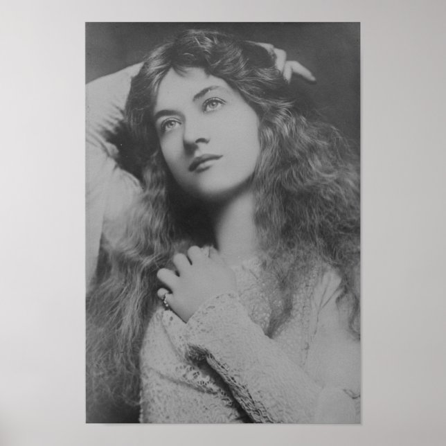 Silent Film Star Maude Fealy Poster (Framsidan)