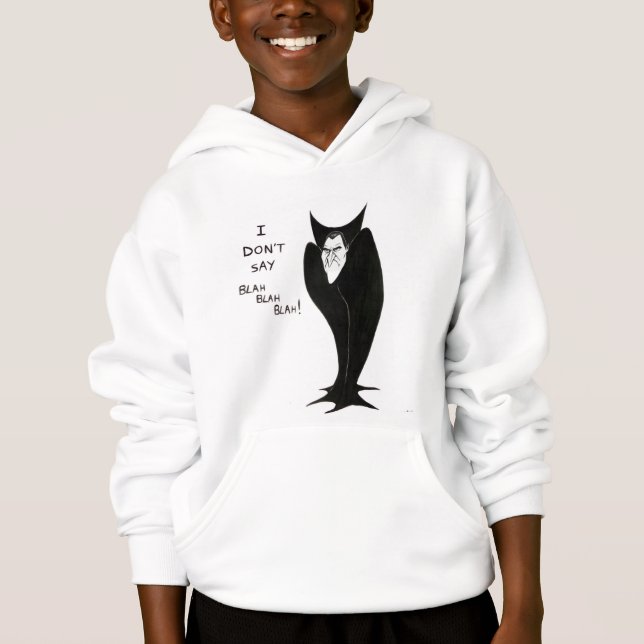 Silent Fladdermus - jag säger inte Blah Blah Blah  T Shirt (Framsida)