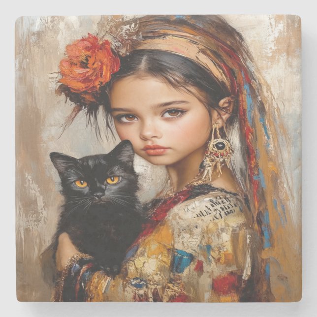 Silent Gazes Stenunderlägg (Framsidan)