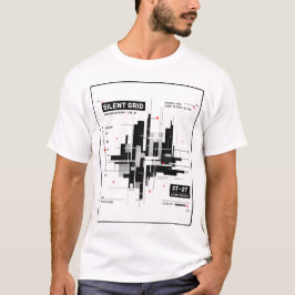 Silent Grid | Tactical Minimal Tech Grid Streetwea T Shirt