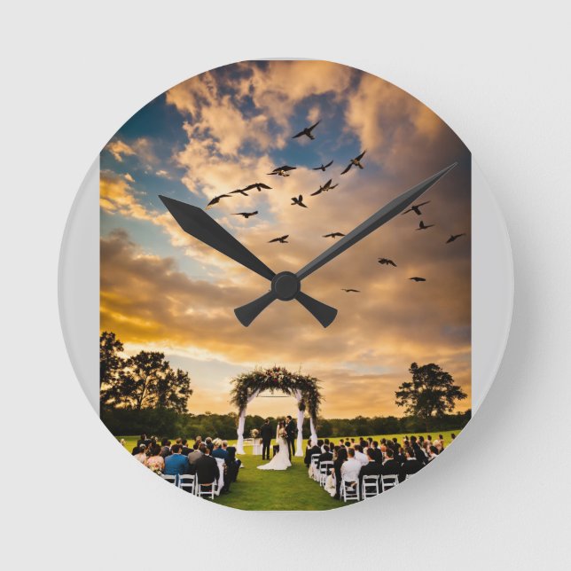 Silent Guardians: Hawks of the Wind Rund Klocka (Framsida)