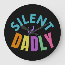 SILENT MEN DADLY STOR KLOCKA