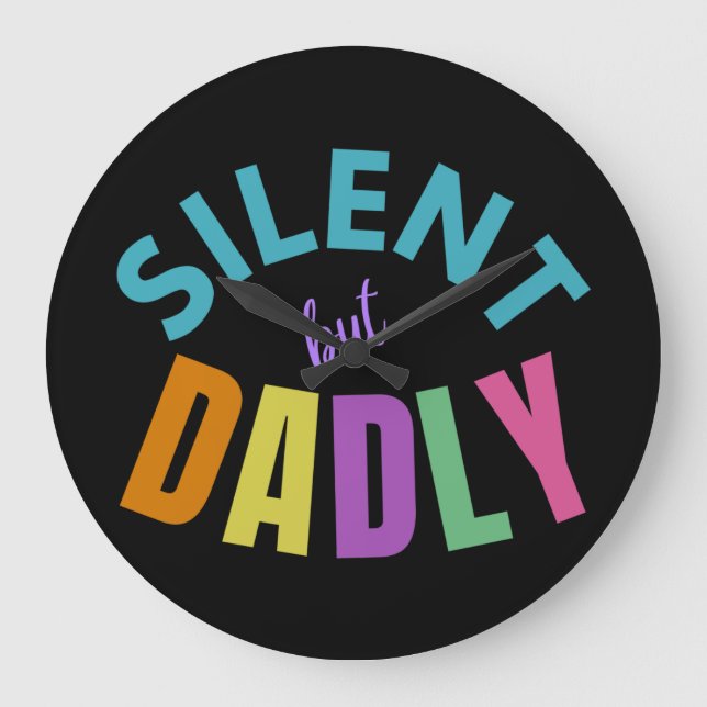 SILENT MEN DADLY STOR KLOCKA (Framsida)