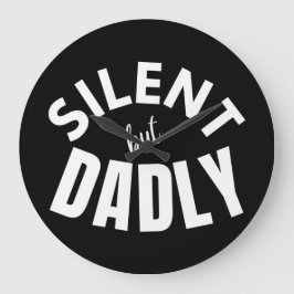 SILENT MEN DADLY STOR KLOCKA