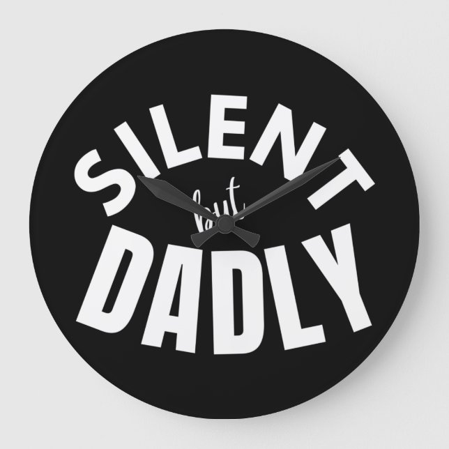 SILENT MEN DADLY STOR KLOCKA (Framsida)