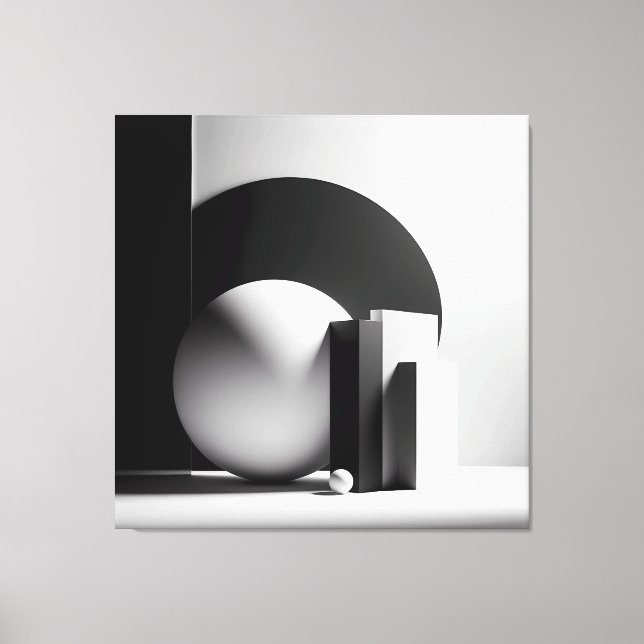 Silent Monoliths in Light Canvastryck (Framsida)