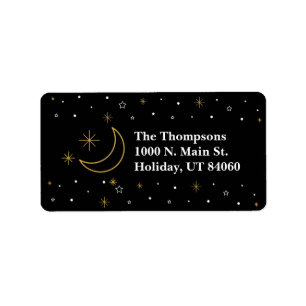 SILENT NÅGOT/Juletiketter Adressetikett