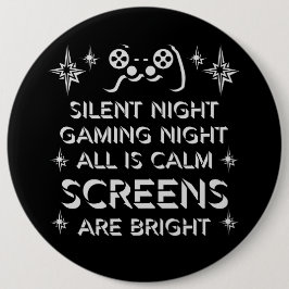 Silent Night Gaming Night All Calm Screens Bright Knapp