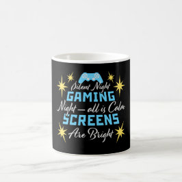 Silent Night Gaming Night All Calm Screens Bright Magisk Mugg