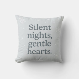 Silent nights, gentle hearts – Christmas Pillow Kudde