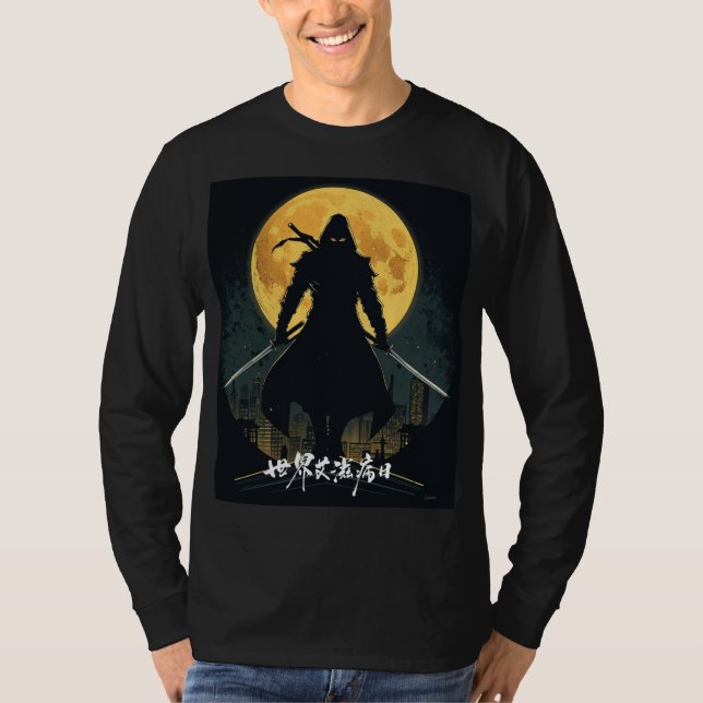Silent Ninja Assassin Graphic Tee (Framsida)