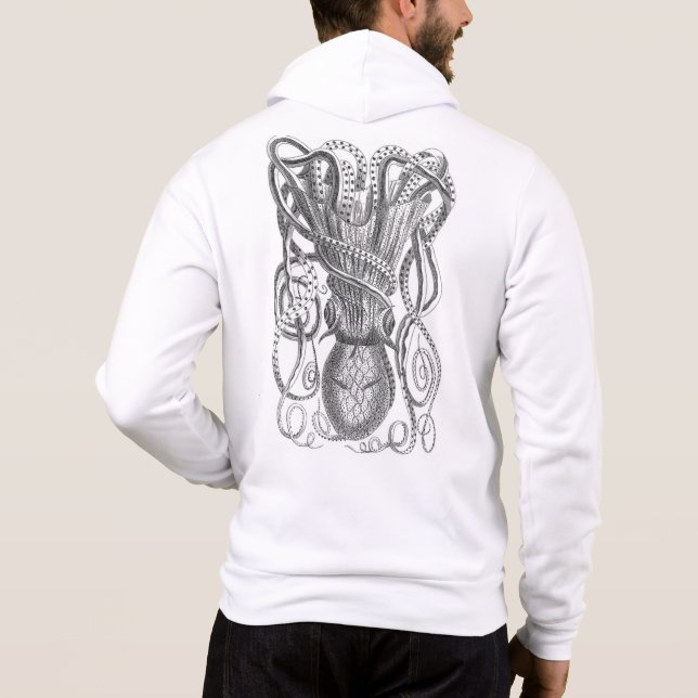 Silent Octopus Dance Designer Men's Bella  T Shirt (Baksida)