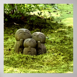 Silent Passage — Japanese Wabi-Sabi Harmony Photo  Poster