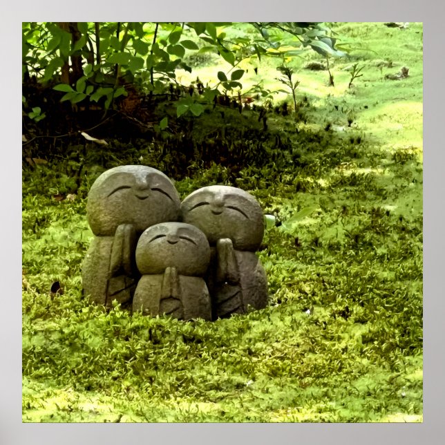 Silent Passage — Japanese Wabi-Sabi Harmony Photo  Poster (Framsidan)