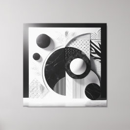 Silent Patterns of Marble & Light Canvastryck