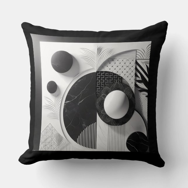 Silent Patterns of Marble & Light Kudde (Framsida)