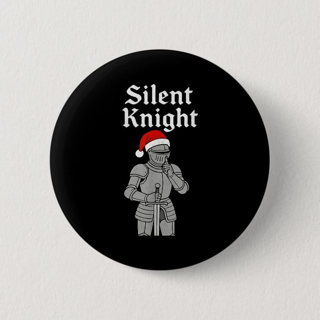 Silent Santa Knight Christmas Holiday Xmas Theme M Knapp (Framsida)