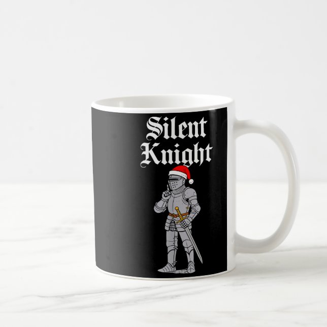 Silent Santa Knight Christmas Medieval Costume Men Kaffemugg (Höger)