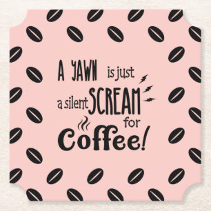 SILENT SCREAM UNDERLÄGG PAPPER