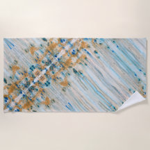 Silent Star Link - Beach Towel - Large